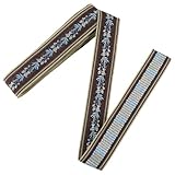 Ruban ethnique de 5 yard:le paquet comprend 1 rouleaux de garniture ethnique, 5 mètre (4.57m) de long, 1.69 pouce (4.3cm ) de large. Vous pouvez couper les longueurs selon vos besoins et les combiner dans vos créations ou les utiliser individuellement., les rendre plus remarquables