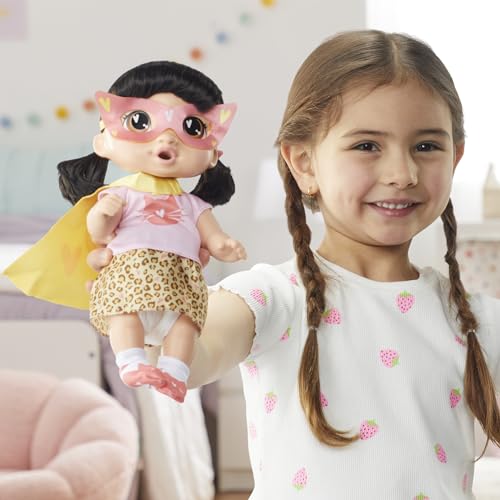 Baby Alive Super BFF Katie Kat Black Hair Dress Up Baby Doll Playset, 11 Inches, Toys for 3 Year Old Girls & Boys & Up (Amazon Exclusive) by Baby Alive - Image 7