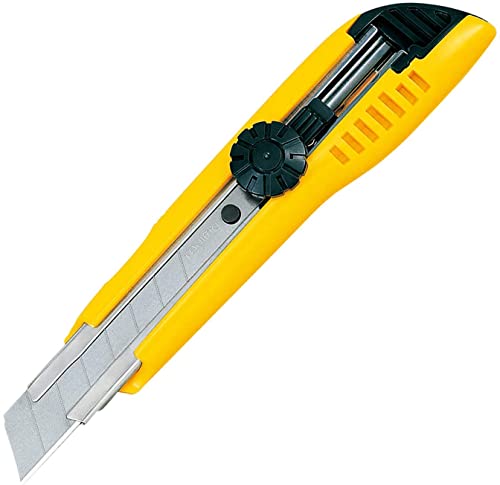 TAJIMA Utility Knife - 3/4" 7-Point Heavy Duty Snap Blade Box Cutter with Dial Lock & 3 Endura-Blades - LC-501
