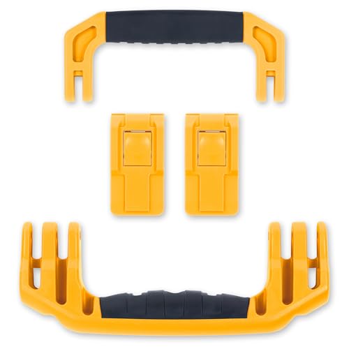 Pelican 1535 Replacement Handle & Latch Set by ColorCase - Yellow