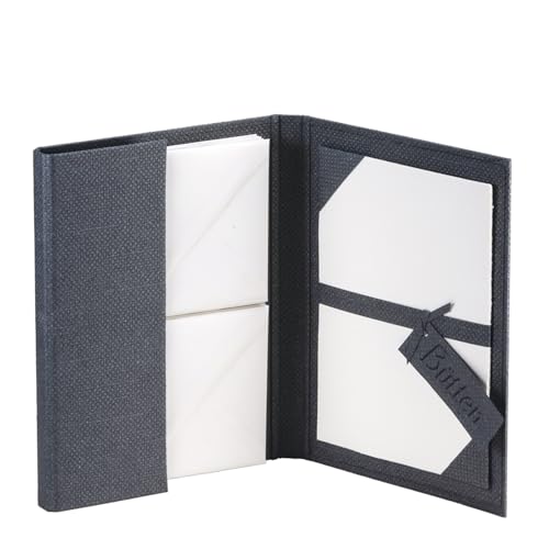 Rössler Bütten Briefpapier mit Umschlag | Büttenpapier A4 | Briefpapier Set | 15 Briefpapier A5 | 15 Umschläge C6 | 190 x 30 x 245mm | 1 Stück | Papier in Weiß