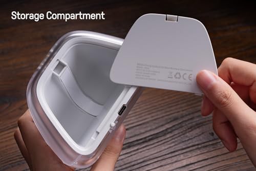 Image of 8BitDo Charging Dock for Xbox Wireless Controllers - White | Officially Licensed, Magnetic Secure Charging and Light Adjustment for Xbox Series X|S and Xbox One Controller