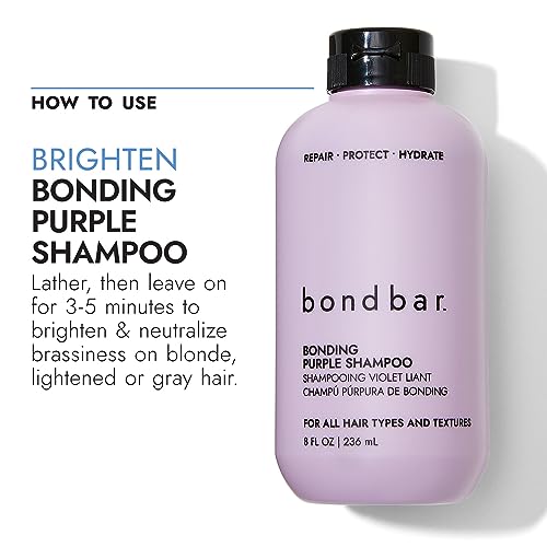 Bondbar Purple Brightening Shampoo & Conditioner - Hydrate & Repair