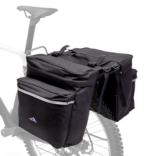 AceRide 34L Water Resistant Bike Panniers for Mountain/Road/Electric Bikes Universal