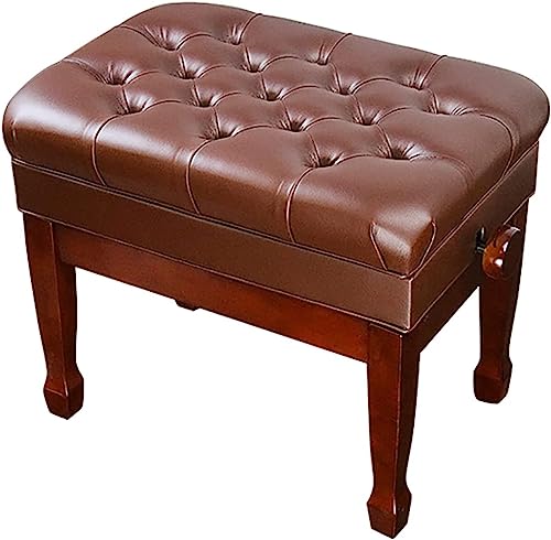 Tabouret Piano,Banquette Piano Banc Banc de piano en cuir véritable avec tabouret de piano en bois marron pour rangement de la musique, levage hydraulique réglable, pour un usage domestique (null Bro - Les Beatles, Paul McCartney, John Lennon, RIngo Starr, George Harrison Tabouret Piano,Banquette Piano Banc Banc de piano en cuir véritable avec tabouret de piano en bois marron pour rangement de la musique, levage hydraulique réglable, pour un usage domestique (null Bro