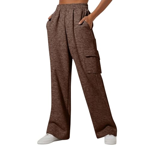 Pantalones cargo para mujer, talla grande, cintura...