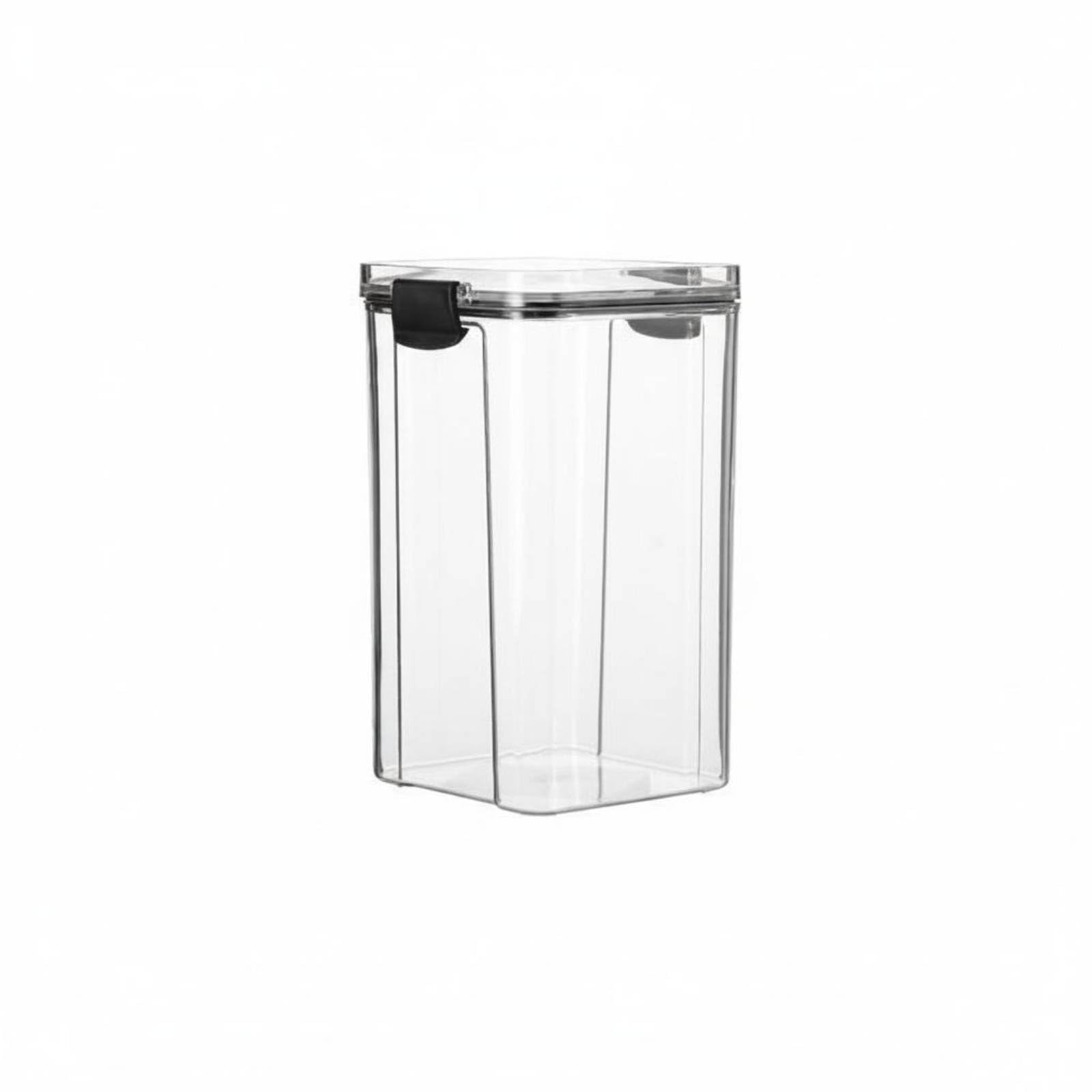Moisture-Proof Clear Canister Sturdy Dry Food Storage Container Break Resistant Dry Food Storage Jar Included for Refrigerator, 1300ML-image-14