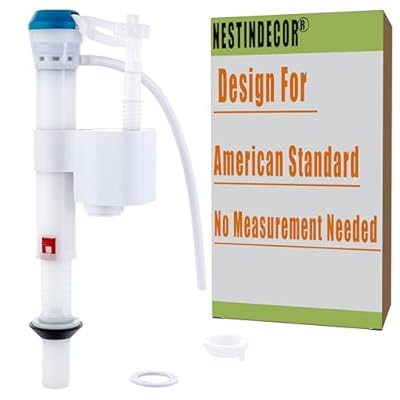 Toilet Fill Valve Replacement Kit For American Standard– Perfect Design For American Standard Toilet Parts, Adjustable repair kit inside tank,Toilet Flusher Replacement Kit,Easy DIY Installation