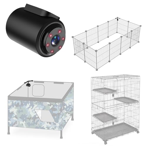 Mini WiFi 2.4G Camera for Heated Cat House (Plug-in...