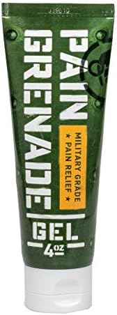 Pain Relieving Gel by Pain Grenade - Provides Relief for Arthritis, Back Pain Therapy, Soothes Muscle Aches – Cooling and Warming Cream with Arnica, Menthol, Camphor