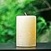 Still Water Candles Handmade Ivory Cream Pillar Candle Rustic Textured Unscented, Primitive Country Farmhouse Decor for Home and Wedding Centerpieces, Choose Size Small Large or Custom