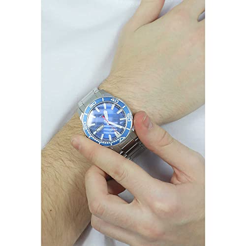 Orologio Uomo Vagary By Citizen Automatic Aqua Gearmatic Blu IX3-416-71 - 3