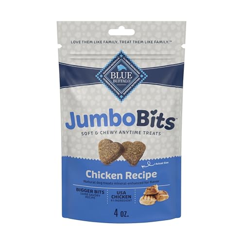 Blue Buffalo Jumbo Bits Chicken Dog Treats, 4 oz - image 1