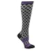 Nurse Mates Women's 12-14 Mmhg Compression Trouser Sock Black Sporty Dot