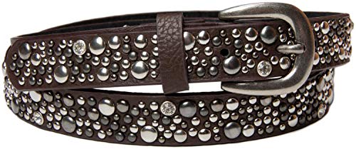 StyleBREAKER Cintura borchiata in stile vintage