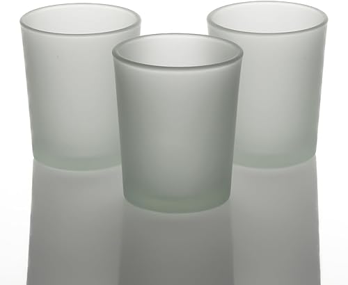 Eastland Juego de 288 soportes votivos grandes esmerilados