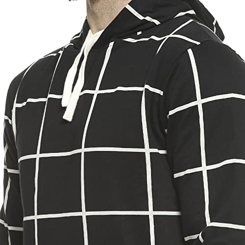 Image of CAHOOT Men's Regular Fit Sweatshirt with Hoodie for Casual Wear | Cotton Full Sleeve Sweatshirt Crafted with Comfort Fit and High Performance for Everyday Wear