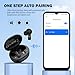 HTC True Wireless Earbuds 2 Bluetooth 5.3 Earphones, in-Ear Headphone ENC Noise Cancellation, 32-Hour Playtime/Built-in Mic/Touch Control -Black