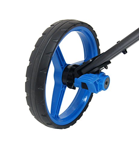 Cube Cart 3 Wheel Push Pull Golf Cart - Two Step Open/Close - Smallest Folding Lightweight Golf Cart In The World - Choose Color! (Charcoal/Blue) #TOP4