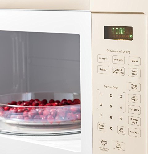 GE MICROWAVES 1029481 1000W 1.6 cu. ft. Over-The-Ran Microwave Oven, Bisque