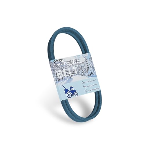 GANCO 954-04050A Snow Blower Auger Belt Replaces Craftsman 754-04050 954-04050 Snowblower Snow Thrower Belt Compatible with Craftsman MTD Cub Cadet Troy-Bilt