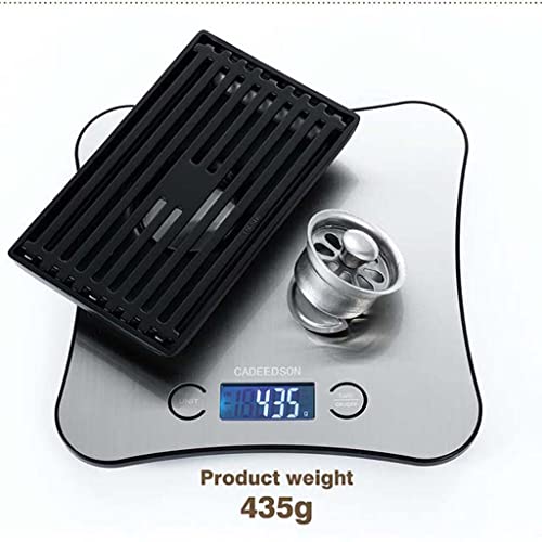 Drain de plancher à grand débit TJH avec maille rectangulaire anti-odeur - 5