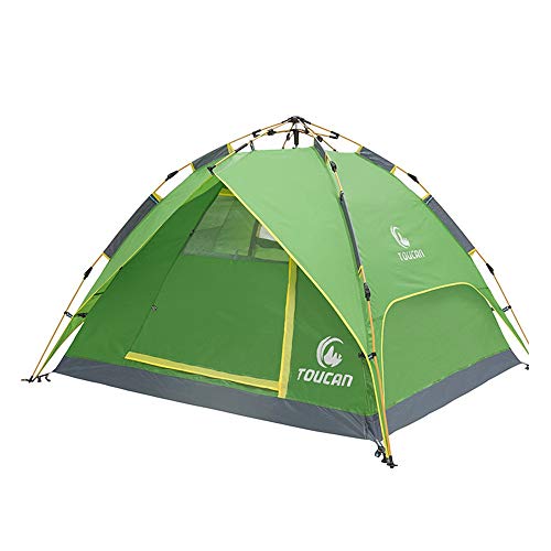 Carpa automática portátil para camping resistente al UV miniatura 1