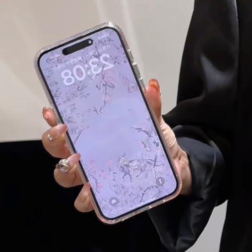 Coque iPhone 16 Pro dégradé laser argent anti-choc