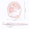 GeekShare Ergonomic Mouse Pad with Wrist Rest Support Non-Slip Rubber Base for Desk, Laptop, Home and Office - Star Wings Series