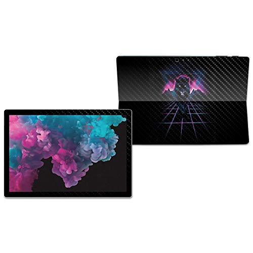 Image of MightySkins Carbon Fiber Skin for Microsoft Surface Pro 6 - Vintage Jaguar | Protective, Durable Textured Carbon Fiber Finish | Easy to Apply, Remove, and Change Styles | Made in The USA