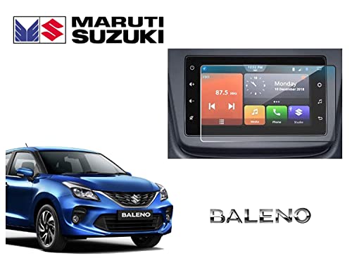 Image of Car Screen Protector for Maruti Suzuki Baleno |2022 - Running| - 7 inch Inch, Anti-Scratch, Easy Installation, Clear Touchscreen Guard, Infotainment System Protection (Not Tempered Glass)