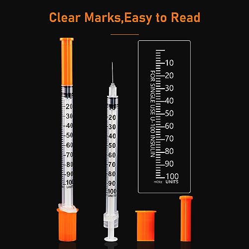 1ml syringe with 30ga 12in needle individually wrapped pack of 20