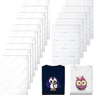 15 Pieces Heat Transfer Paper for Dark and Light Fabrics Printed Fabric Transfer Paper Inkjet Printer Iron on HTV for T-Shirt Bag Accessories, A4 Size