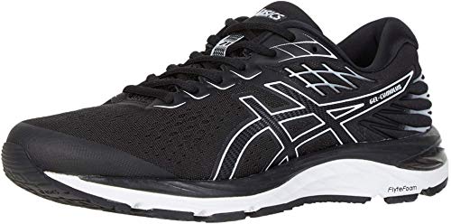 ASICS Men's Gel-Cumulus 21 Running Shoes, 11.5M, Black/White