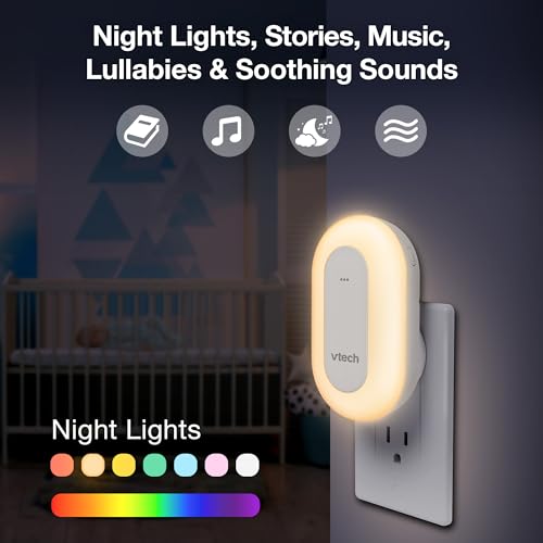VTech V-Hush Smart Plug-In Sleep Soother & Night Light — view 2