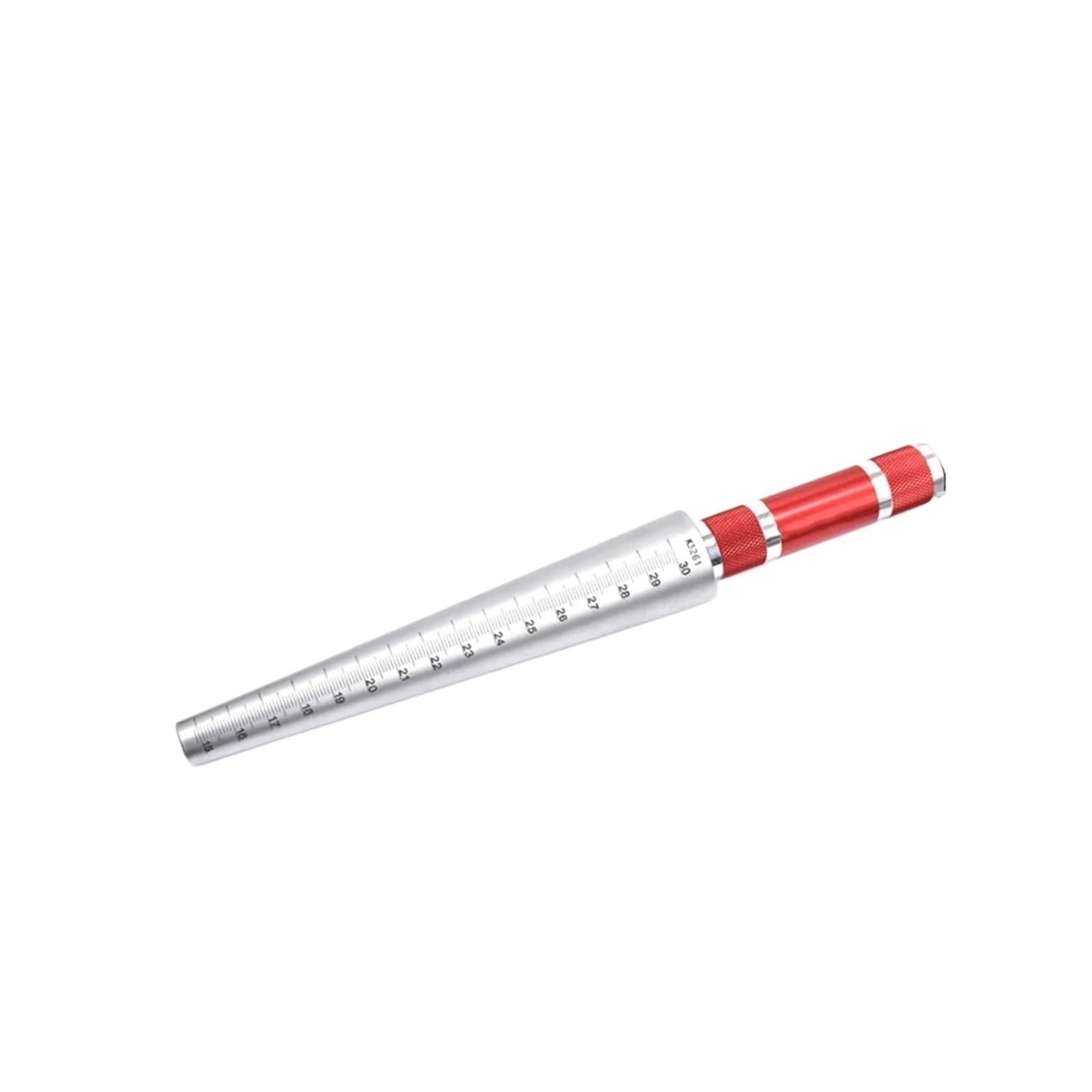 Calibres de espesores Calibre cónico de Soldadura - Diámetro Interior 15-30 mm Calibre cónico Calibre de Orificios de Soldadura Regla Herramienta de medición