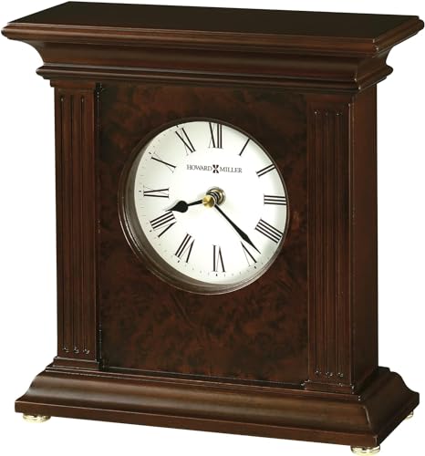 Howard Miller Malad City Accent Mantel Clock II 549-733 – Cherry Bordeaux with Quartz Movement