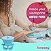 tweexy Craft Vinyl Weeding Scrap Collector Ring for Heat Transfer Vinyl, HTV Crafting Adhesive Paper Sheets Holder (Sky)