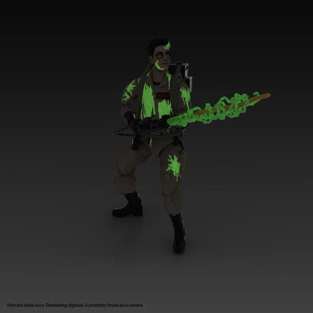 Ghostbusters Plasma Series Glow-in-the-Dark Egon Spengler Toy 6-Inch Scale Collectible Classic 1984 Figura, bambini dai 4 anni in su