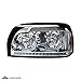 UNITED PACIFIC 31203 Headlight Assembly, LH, Chrome Housing, High/Low Beam, H7/9005 Bulb, with LED Signal Light and Position Light Bar