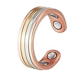 Anillo de terapia magnética para hombres y mujeres, el imán Gauss 3500 puede aliviar el dolor de artritis y las migrañas, estilo G