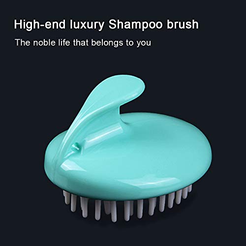 KKmoon Escova de shampoo para massagem no couro cabeludo pente de massagem de silicone macio.