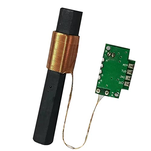 Milageto DCF77-Empfangsmodul mit DCF-Antenne, Funkuhr, elektronische Singalkomponenten 1,1-5,0,5 kHz, DCF-3850M-800