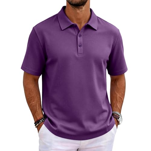 Polo Manga Corta Hombre, Polo Golf, Poliester Trekking...