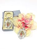 Blueiceauto 12 PCS Our Lady of Guadalupe Favor Baptism First Communion Memory Gift Silver...