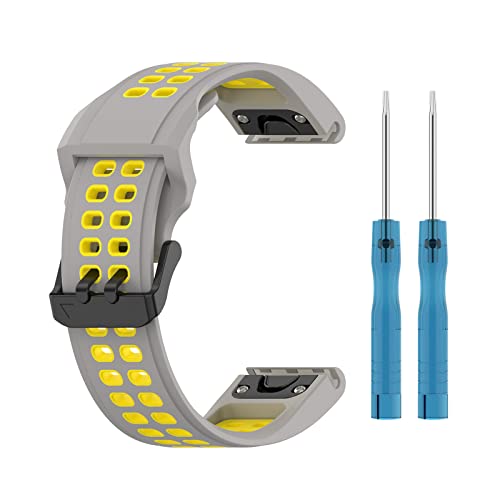 SMYAOSI 20mm Strap Compatible with Garmin Fenix 7S/ Fenix7S Solar/Fenix 7S Sapphire Solar - Image 2