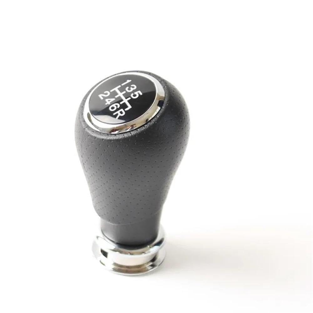 POANBCGY Shift Ball Joint 6 Speed Car Manual Gear Shift Knob Shifter Lever Stick Black Leather for CRV CR-V MK3 2006-2012 Car Accessories