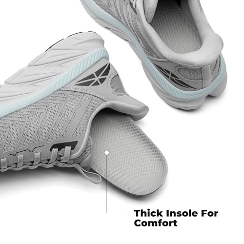 Image of ALLSWIFIT Women's Slip On Walking Shoes Running Comfortable Tennis Breathable Non Slip Athletic Gym Workout Cross Training Fashion Sneakers