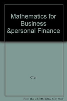 Paperback Mathematics for business and personal finance Book