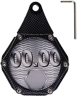 qiuxiaoaa New Waterproof Scooters Quad Bikes Mopeds ATV Motorcycle Tax Disc Plate Holder Motorcycle waterproof tax card Carbon pattern